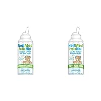 NeilMed Pediamist Pediatric Saline Spray, 2.53 Fl. Oz (Pack of 2) - Packaging May Vary