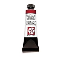 Daniel Smith 284600091 Extra Fine Watercolor 15ml Paint Tube, Quinacridone, Red, 0.5 Fl Oz (Pack of 1)