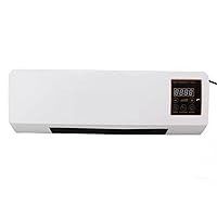 Wall Air Conditioner, Dual Use Highly Efficient Wide Angles Mobile Small Air Conditioner for Home Bathroom Bedroom Office Room (Without Print)