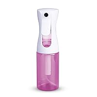 Continuous Water Mister Spray Bottle for Hair - Continuous Spray Nano Fine Mist Sprayer - Empty Spray Bottle - Reusable Beauty Spray Bottle - Cleaning, Hairstyling & Plants - 5oz/150ml (Pink)
