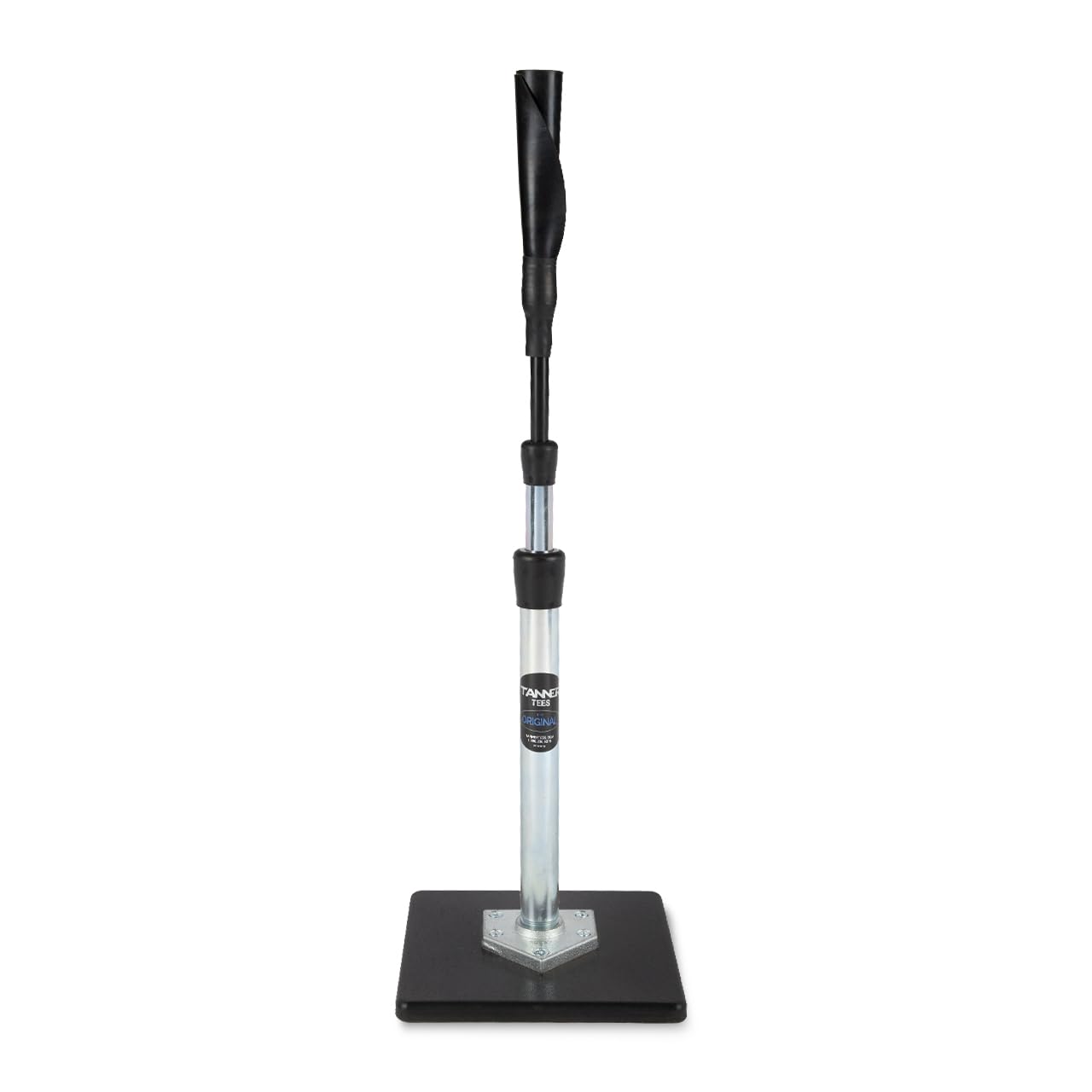 Tanner TEE The Original Premium Pro-Style Baseball/Softball Batting Tee with Tanner Original Base, Patented Hand-Rolled Flextop, Adjustable Height: 26 to 43 inches