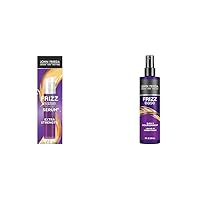 John Frieda Frizz Ease Extra Strength Hair Serum, Nourishing Hair Oil for Frizz Control & Frizz Ease Daily Nourishment Leave-in Conditioner, 8 Ounces