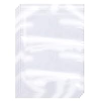 Clear 2 Mil Food Safe Plastic Seal Top Poly Bags for Storage, Packaging, and More - 9 x 12 Inch 200 Pack