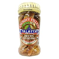TALATTA Anchovy Fillets In Olive Oil, 3.3 OZ