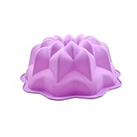 Silicone Cake Mould Flower Crown Shape Cake Bakeware Baking Tools 3D Bread Pastry Mould Pizza Pan DIY Birthday Wedding Party