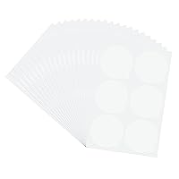 G2PLUS Eyelash Extension Adhesive Glue Pallet Sticker Pads, 2-Inches Diameter (Large-120 Pads, 20 Sheets)