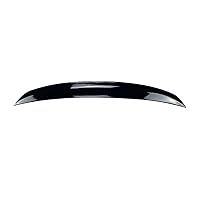ABS Rear Trunk Lid Spoiler Wing Compatible with Mercedes Benz CLA Class X118 CLA200 260 CLA35 CLA45 AMG Car Tail Tailgate Roof Splitter Lip (Color : Glossy Black)