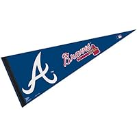 Wincraft MLB Atlanta Braves WCR63791212 Carded Classic Pennant, 12