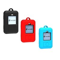 Compatible with Insta360 X2 / X3 / RS GPS Waterproof Remote Control Silicone Case for Insta 360 One X3 Silicone Dustproof and Drop-proof Action Camera Accessories (Blue, GPS-GJT-BK)