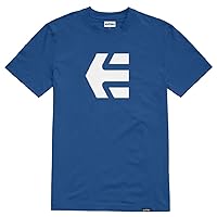 Etnies Kid's Icon T-Shirt - Blue/White