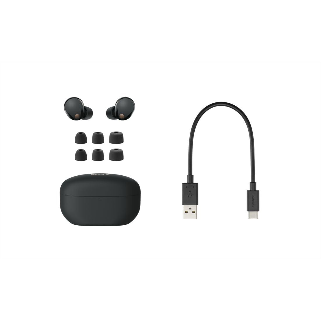 Sony WF-1000XM5 The Best True Wireless Noise-Canceling Earbuds, Alexa Built-in, Bluetooth, in-Ear Headphones, Up to 24 Hrs Battery, Quick Charge, IPX4 Rating, Works with iOS & Android - Silver/Gold