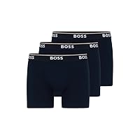 BOSS Men's Power 3-Pack Bold Logo Boxer Briefs