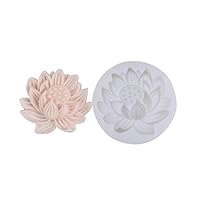 3D Lotus-Flower Shaped Silicone Soap Mold Lotus-Candle Mold Seedpod-of-Lotus Scented Candle Resin Epoxy Mold DIY Art Soap Silicone Mold