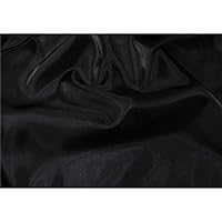 Two Tone Dress Taffeta Fabric by The Yard (Black)
