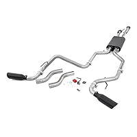Rough Country Dual Cat-Back Exhaust for 2009-2021 Tundra | 4.6L/5.7L - 96012