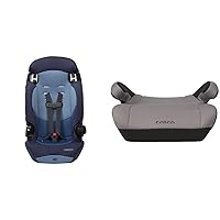 Cosco Finale Dx 2-in-1 Combination Booster Car Seat, Sport Blue, 1 Count (Pack of 1) & Topside Backless Booster Car Seat, Leo