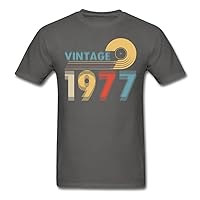 Vintage 1977 Classic Retro LP Birthday T-Shirt Plus