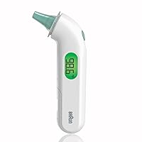 Braun ThermoScan 4 - Digital Ear Thermometer, IRT3515 - Professional Accuracy with Color Coded and Audio Fever Guidance for Babies, Toddlers, Kids and Adults