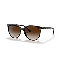 Ray-Ban RB4378 Square Sunglasses for Women + BUNDLE With Designer iWear Complimentary Eyewear Kit