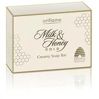 Oriflame MILK & HONEY GOLD CREAMY SOAP BAR 100g(set of 2 pcs) 3.3 oz - Pack of 2