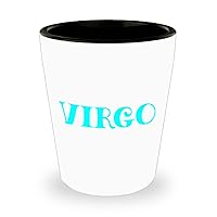 Birthday Gift Zodiac Astrology Virgo Men Women August September Horoscope Shot Glass