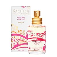 P~acifica Beauty Island Vanilla Spray Perfume - Warm Vanilla Scent - Women's Fragrance - Natural & Essential Oils - Vegan & Cruelty-Free, 1 oz - (pack of 1)