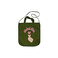 J3 Marketing & Productions Canvas Tote Bag 2 Back Pockets Shoulder Hand Bag for School Work Groceries Picnic MAHAL KITA