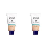 COVERGIRL Smoothers Lightweight BB Cream, 1 Tube (1.35 Ounce), Light to Medium 810 Skin Tones, Hydrating BB Cream with SPF 21 Sun Protection (Packaging May Vary) (Pack of 2)