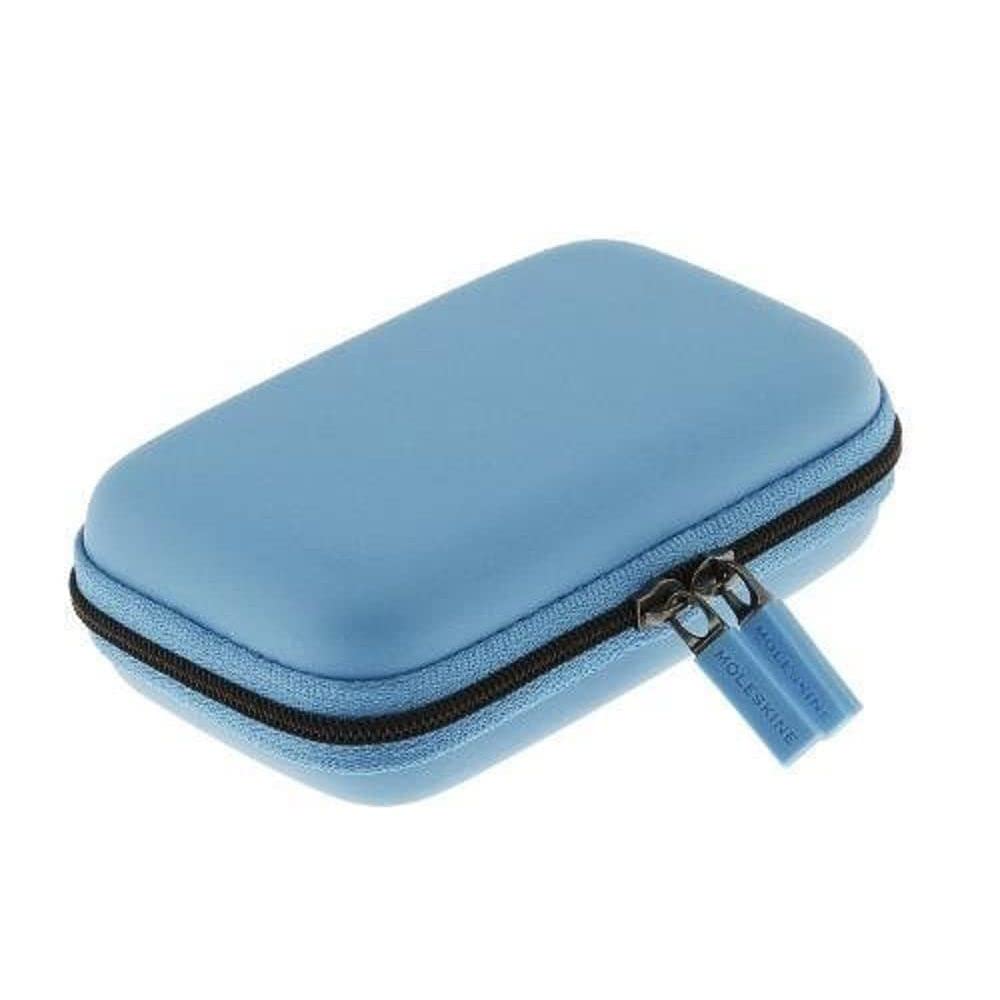 Moleskine Shell Case, Extra Small, Cerulean Blue (2.75 x 4.25 x 1.5) (Travel Collection)