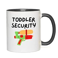 Babysitter Nanny Daycare 2Tone Mug 11oz Black -Toddler Security A - Child Caregiver Grandchildren Nana Baby Mother Mama Preschool Teacher Mom Kindergarten