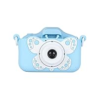 New X5S High-Definition Dual Camera Mini Cartoon Digital Photography Video Toy Gift Factory Private Model Children's Camera (Butterfly Pink)