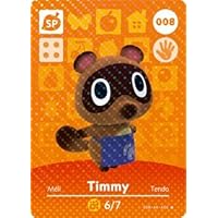 Animal Crossing Happy Home Designer Amiibo Card Timmy 008/100
