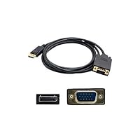 Addon DISPORT2VGAMM3B 3ft DisplayPort to VGA Adapter Cable - DisplayPort cable - HD-15 (M) to DisplayPort (M) - 3.3 ft - active - black