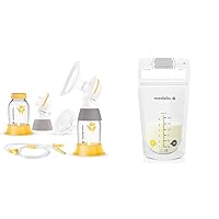 Medela Classic PersonalFit Flex Double Pumping Kit for Electric Breast Pumps & Breast Milk Storage Bags