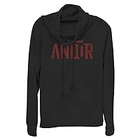 STAR WARS Andor Women's Fast Fashion Cowl Neck Long Sleeve Knit Top