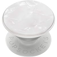PopSockets Phone Grip with Expanding Kickstand, Pearl White