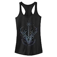 Harry Potter Deathly Hallows Expecto Patronum Stag Women's Fast Fashion Racerback Tank Top
