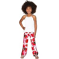 PineappleClothing Floral Print Palazzo Pants: Infant, Toddler, Little Girl, Teen