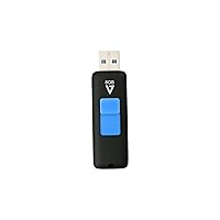 V7 VF38GAR3N 8GB USB 3.0 Flash Drive with Retractable USB Connector,Black