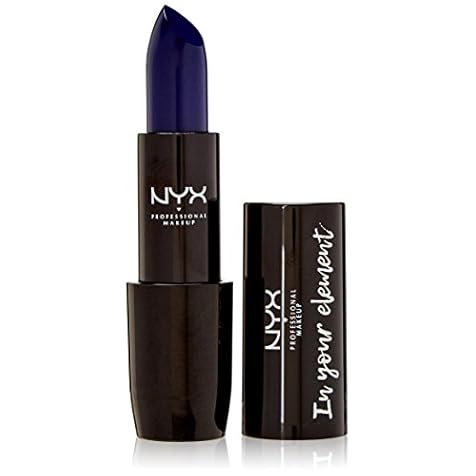 NYX PROFESSIONAL MAKEUP In Your Element Wind Collection Lipstick, Matte Navy, 0.14 Ounce