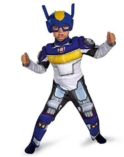 Boy's Transformers Chase Rescue Bots Toddler Muscle Costume, 4-6