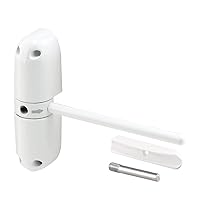 Prime-Line KC10HD Safety Spring Door Closer – Easy to Install to Convert Hinged Doors to Self-Closing – Diecast Construction, 4-1/4 In. White, Non-Handed (Single Pack)