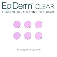 Epi-Derm Epi-Tabs (6) (Clear Circles) Silicone Scar Sheets from Biodermis