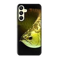 jjphonecase R1021 Gold Arowana Fish Case Cover for Samsung Galaxy A25 5G