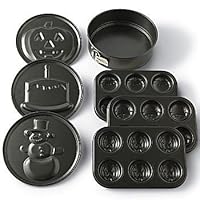 Cooks 8-Piece Holiday Cast Nonstick Baking Pans