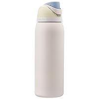 Owala FreeSip Insulated Stainless Steel Water Bottle with Straw for Sports and Travel, BPA-Free, 40oz, Iced Breeze