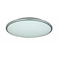 Inc Source LS-5411SS/WHT Pegeen Ceiling Flush Mount Lite with White Acrylic Shade, 17
