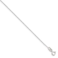 925 Sterling Silver Cable Chain Necklace Jewelry Gifts for Women in Silver Choice of Lengths 16 18 20 24 22 26 30 36 and Variety of mm Options