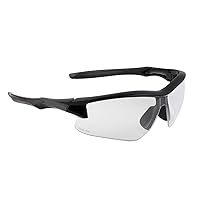 Howard Leight by Honeywell Uvex Acadia Shooting Glasses with Uvextreme Plus Anti-Fog Lens Coating, Clear Lens (R-02214)