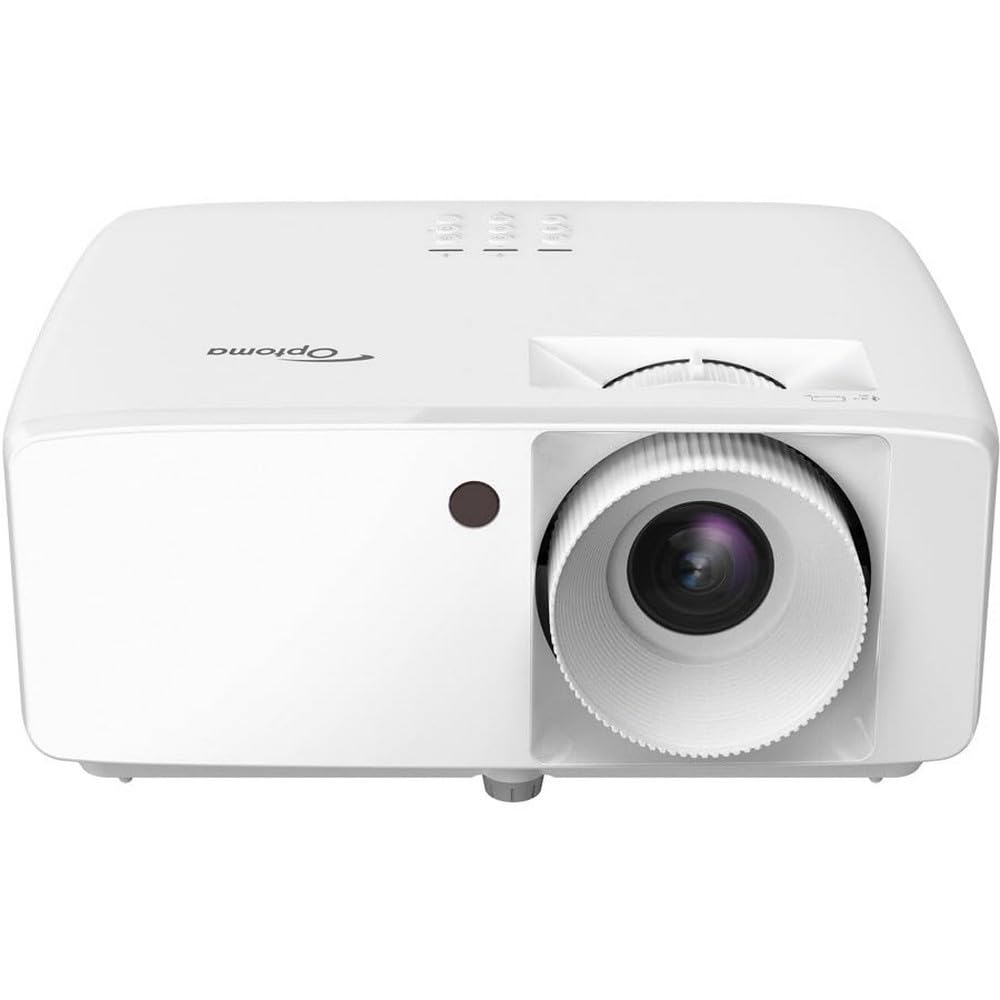 Optoma ZW340e Compact Long Throw Laser Office and Classroom Projector, 1280x800 WXGA Resolution, Bright 3,600 Lumens
